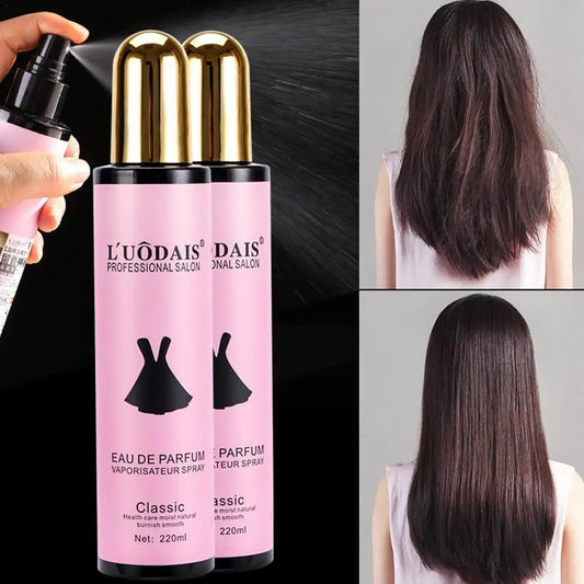 220ml Golden Lure Feromone Hair Spray Hair Care Leave-in Hair Hair Lasting Spray Perfume Dry Fragrance Improve Long Frizzy T9G8